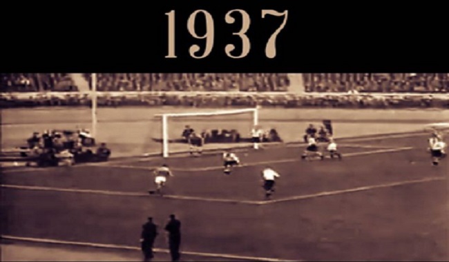 1937 premier match amical de football
