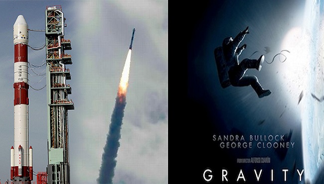 Gravity film et la mission Indien sur mars