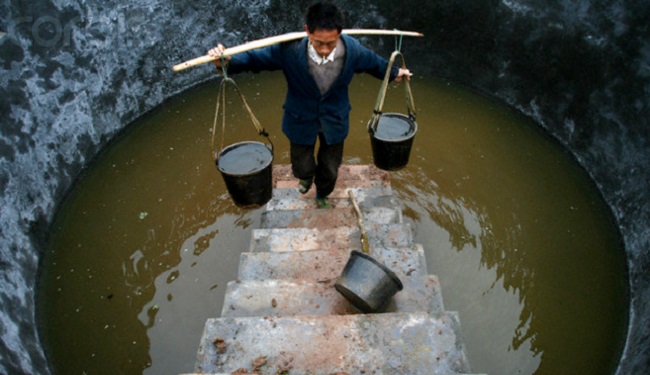 eau contaminée Chine