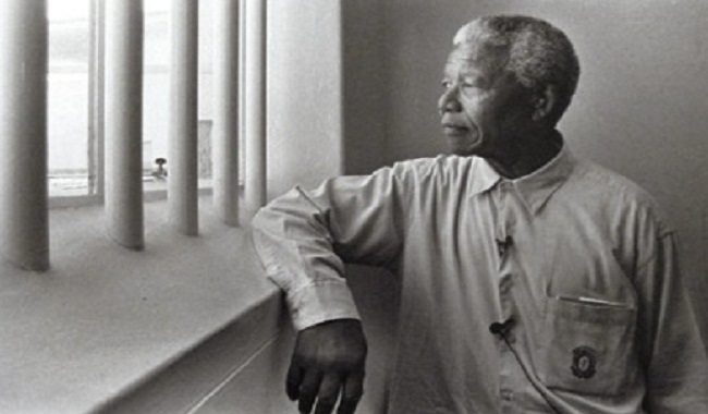 Nelson Mandela en prison