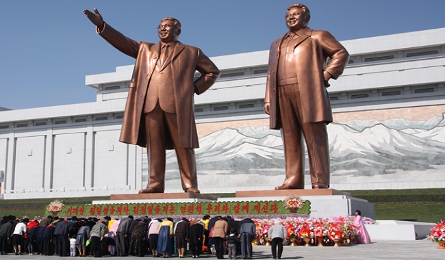 Peuple Nord Coréens soumis