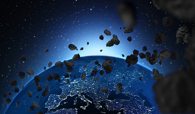 Pluie d'asteroïdes sur la Terre