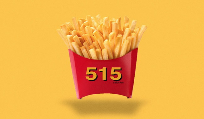 Calories d'une frite McDonalds